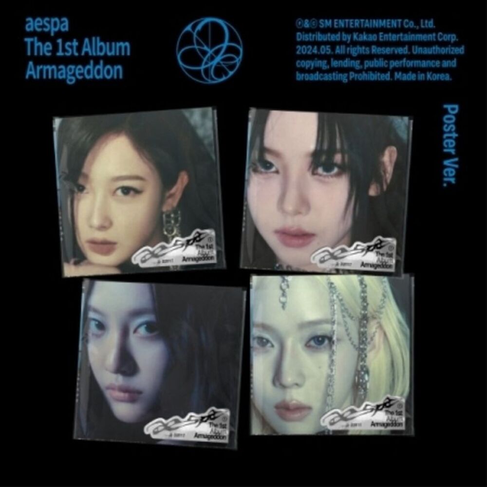 Aespa - Armageddon - Poster Version - Random Cover - incl. Postcard, Sticker,